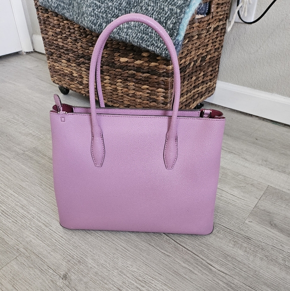 EUC Kate Spade Eva Medium Top Satchel Pink Mauve - Picture 9 of 14
